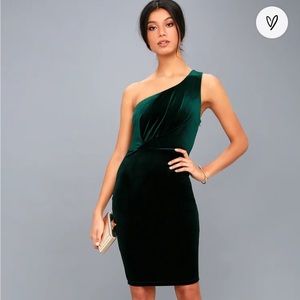 Lulus velvet dress